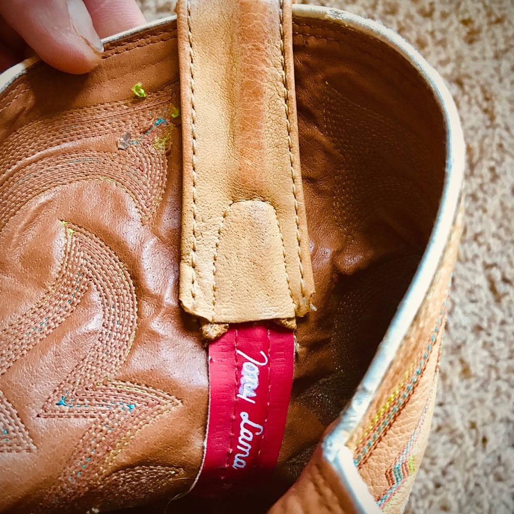 size 12ee Tony Llama square toe boots - Picture 5 of 6